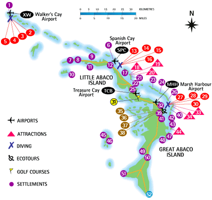 Abaco Map 