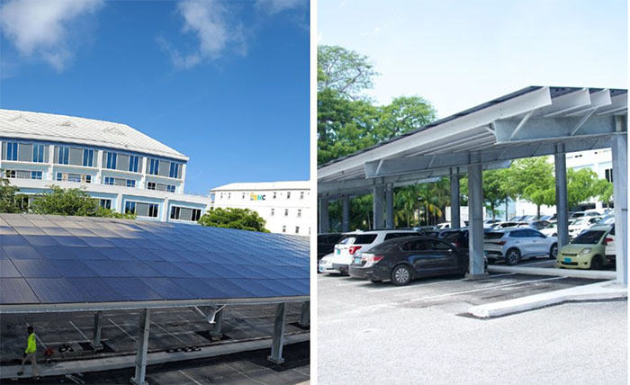 RBC Caribbean Unveils Solar Carport in The Bahamas